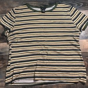 Striped crop top